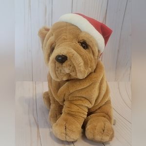 Vintage 1992 ganz Santa Shar pair "the heritage collection" plush